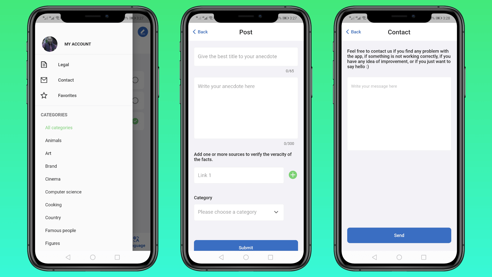 Submit Anecdote & Contact